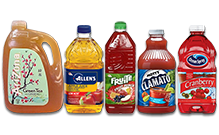 Juice/Tea/Coctails/Nectars Cans