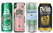 Bottled Water - Sparkling - Cans